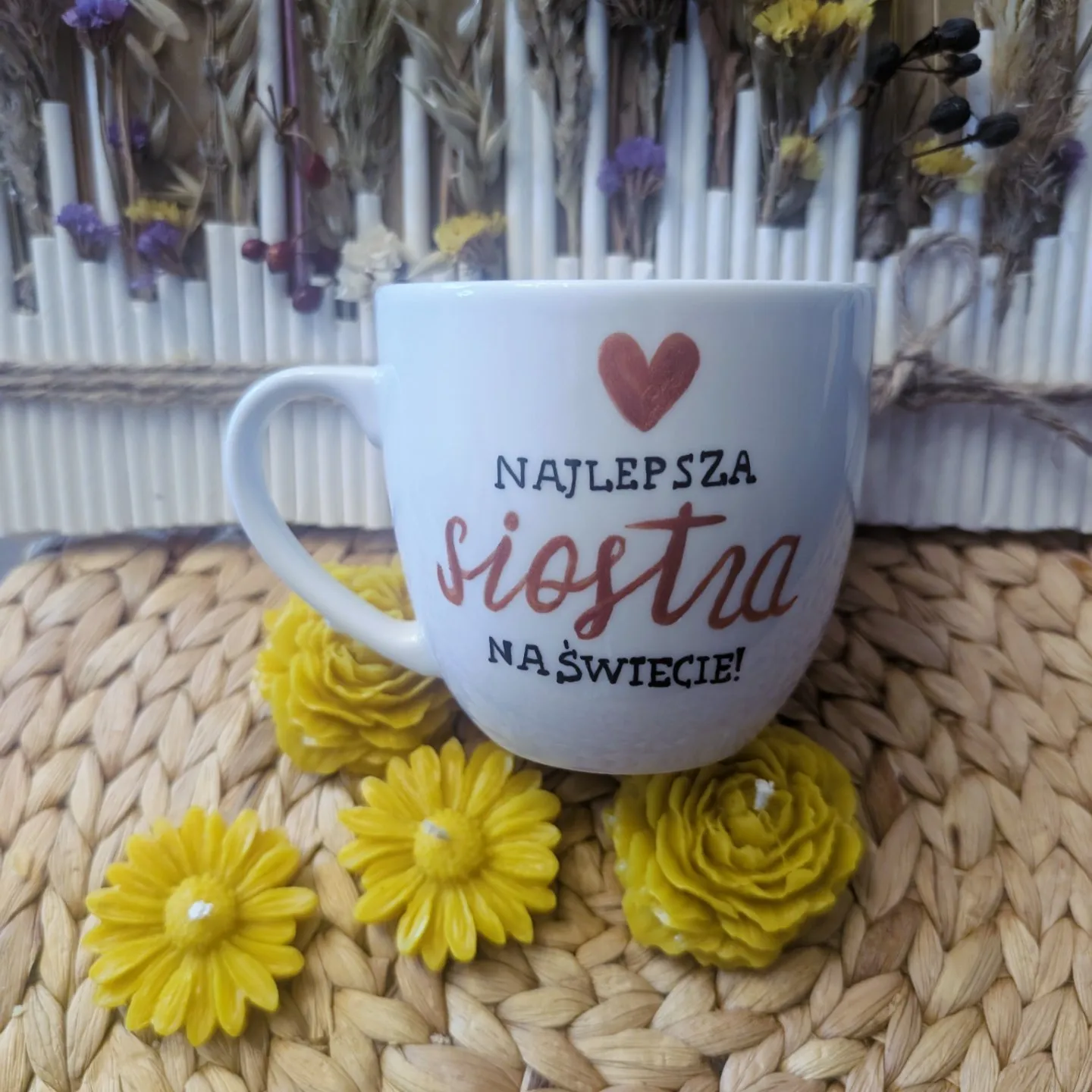 Dla najlepszej siostry — rękodzieło: porcelana